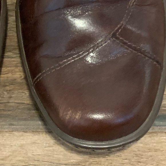 Clarks Brown Leather Leather shoes size 8.5 M - Picture 8 of 8